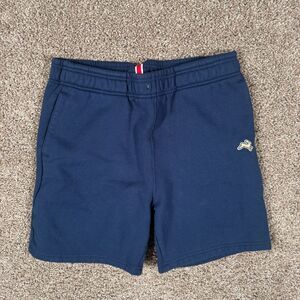 Tracksmith Trackhouse Post-Run Heavyweight Sweat Shorts Blue Mens Medium Gym